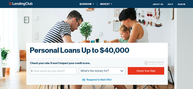 LendingClub Review Homepage