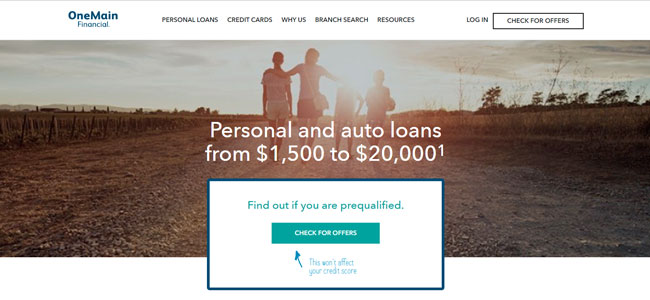OneMain Financial Review Homepage