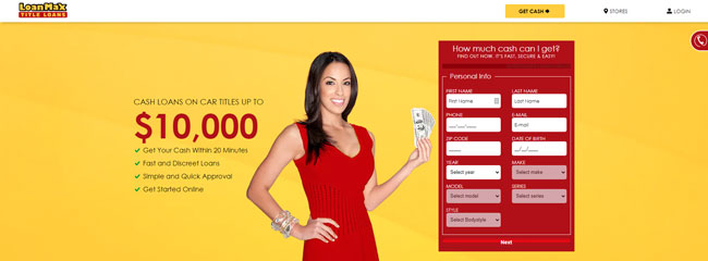 LoanMax Title Loans Review Homepage
